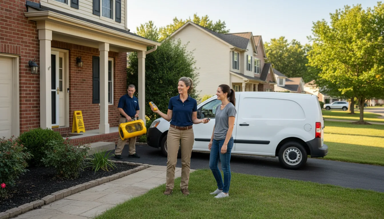Water restoration image for Emergency Water Damage Restoration in Saint Patrick, MO